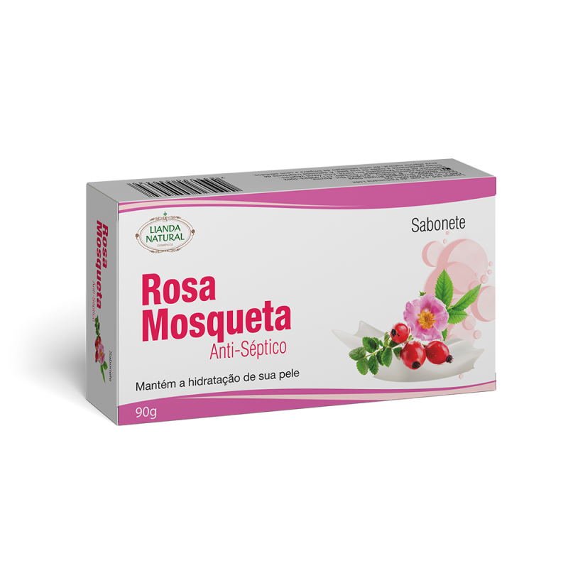 Sabonete de Rosa Mosqueta, 90g - Ipê Ervas e Raízes Medicinais