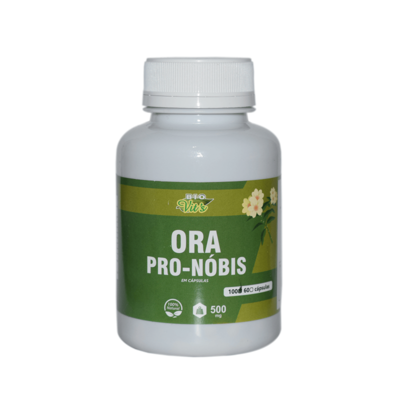 Ora-pro-nóbis | Orapronobis 100 Cápsulas 500mg – Bio Vitta’s