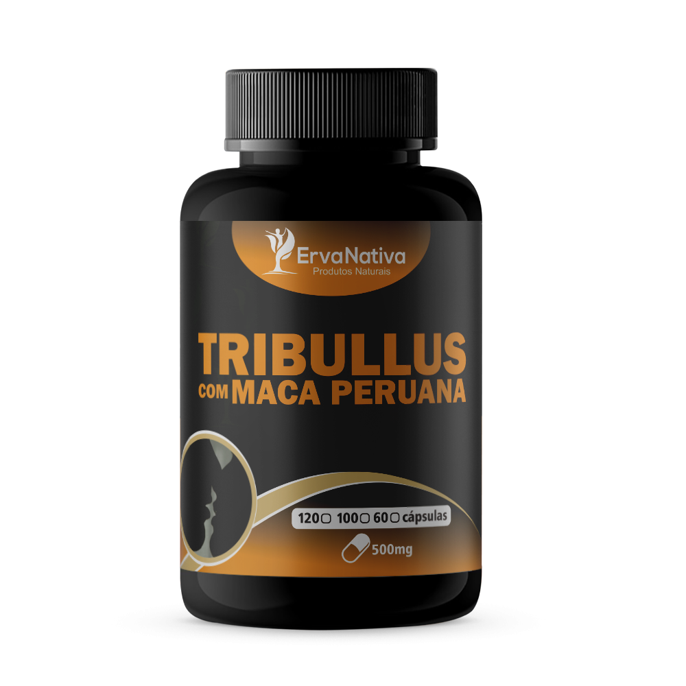 Tribulus com Maca Peruana 500mg, 100 Cápsulas Loja Ipê Ervas e Raízes