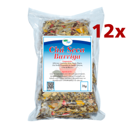 Kit 12 pacotes de Chá Seca Barriga Super - 70g cada
