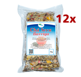 Kit 12 pacotes de Chá Seca Barriga Super - 70g cada