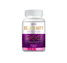 Bela Beauty Fortalecedor, Pele, Unha e Cabelo, 30 Cápsulas, 500mg - Labornatus