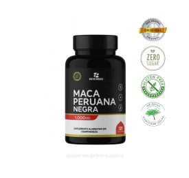 Maca Peruana Negra 1000mg, 120 Comprimidos - Bio do Brasil