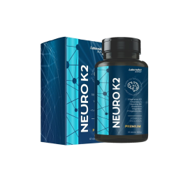 Neuro K2, Vitamina A, B6, Premium, 60 Cápsulas 500mg - Labornatus
