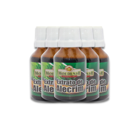 Combo 5 Extrato Liquido de Alecrim, 30ml - Moedense