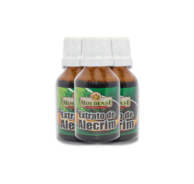 Combo 3 Extrato Liquido de Alecrim, 30ml - Moedense