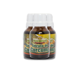 Combo 3 Extrato Liquido de Curcuma, 30ml - Moedense
