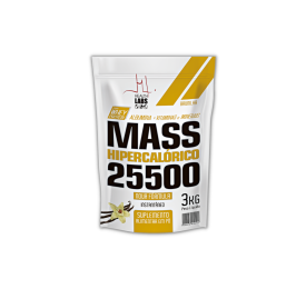 Mass 25500 Hipercalórico, 3Kg Baunilha - Health Labss