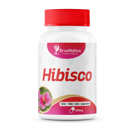 Hibisco 100 Cápsulas 500mg - Erva Nativa