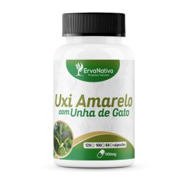 Uxi Amarelo com Unha de Gato 100 Cápsulas 500 mg - Erva Nativa