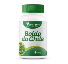 Boldo do Chile, 100 Cápsulas, 500mg - Erva Nativa