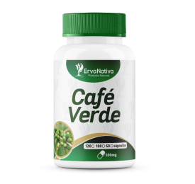 Café Verde 100 Cápsulas 500mg - Erva Nativa
