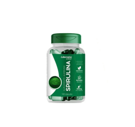 Spirulina com Vitamina B1 e E 100 Cápsulas, 500mg - Labornatus