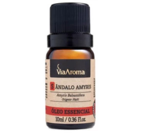 Óleo Essencial de Sândalo Amyris, 10ml - Via Aroma
