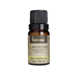 Óleo Essencial de Limão Siciliano, 10ml - Via Aroma