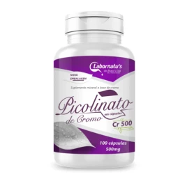 Picolinato de Cromo 100 Cápsulas, 500mg - Labornatu´s