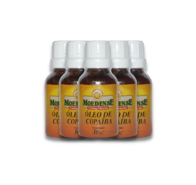 Combo 5 Óleo de Copaíba, 30ml - Moedense