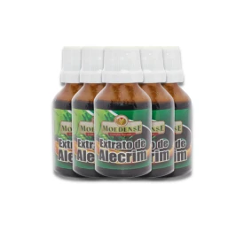 Combo 5 Extrato Liquido de Alecrim, 30ml - Moedense