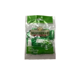 Bala de Própolis com Mel, 38g, Pacote com 10 unidades - Moedense