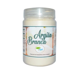 Argila Branca em Pote Lacrado, Clareadora - 1kg