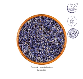 Flores de Lavanda Azul Inteiras (Lavandula - Flor) 20g