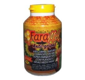 Composto Antigripal com Mel e Plantas Medicinais 450g - FaraMel